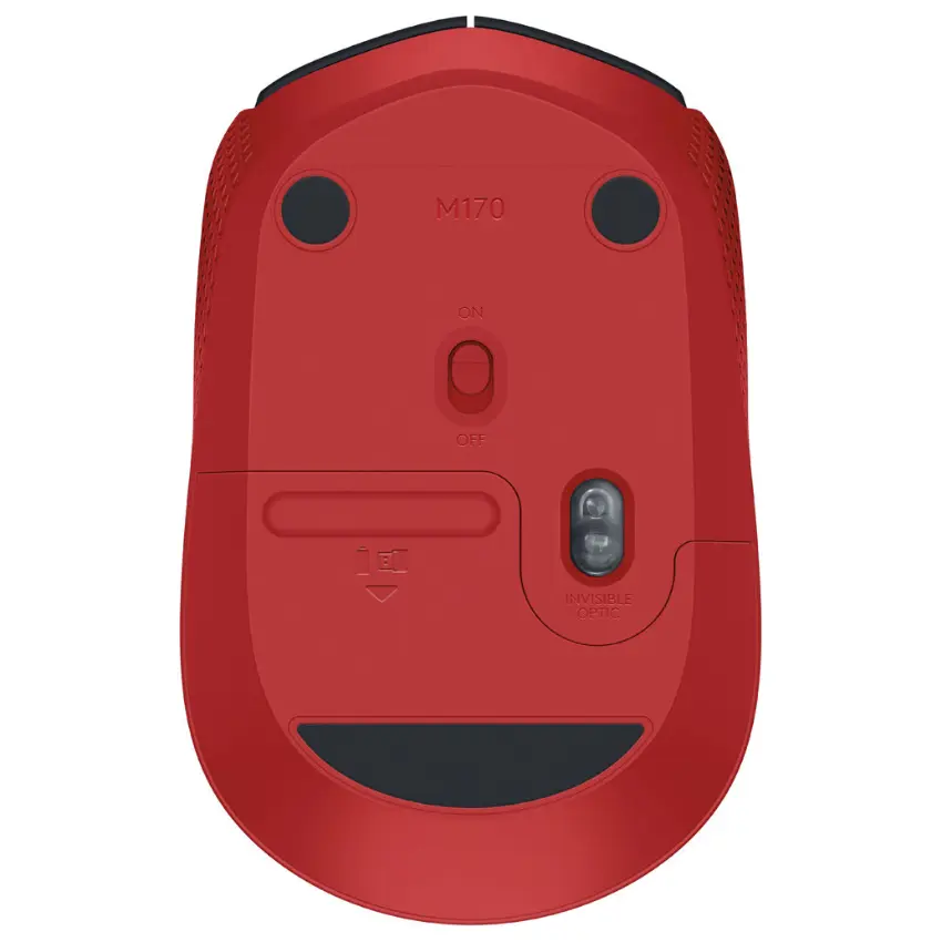 Mouse Inalámbrico Logitech M170, Rojo Mouse Inalámbrico Logitech M170, Rojo