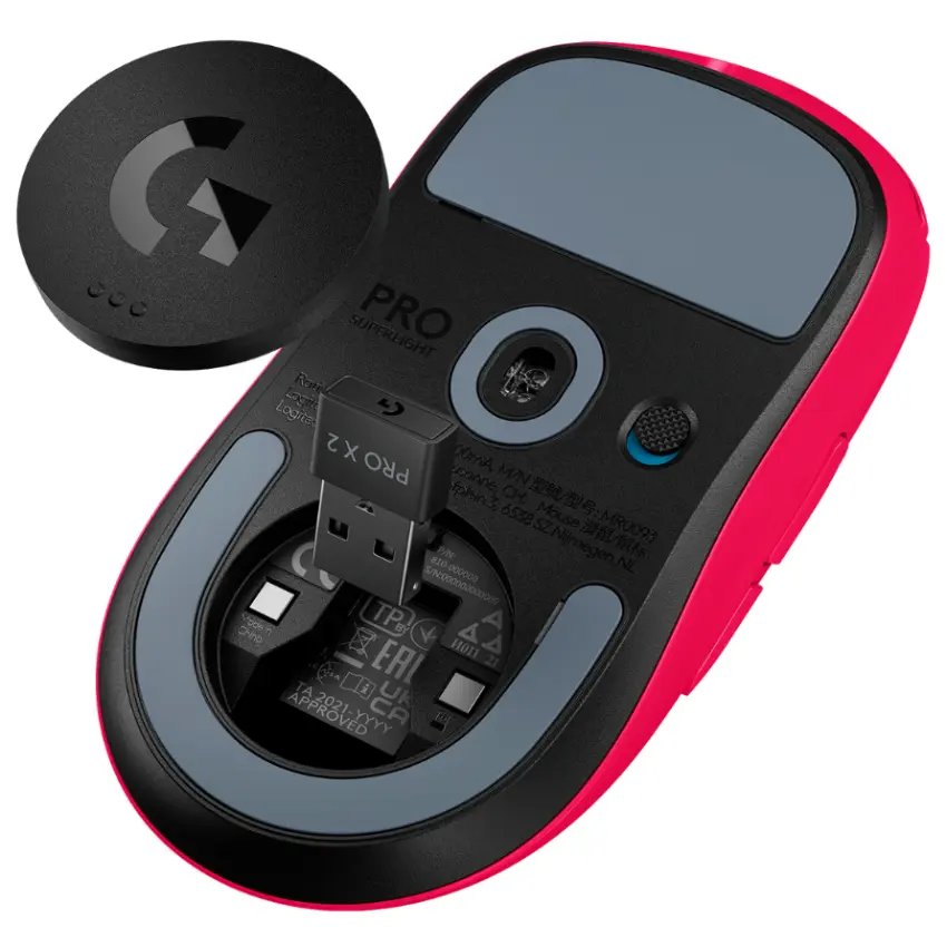 Mouse Inalámbrico Logitech G PRO X SUPERLIGHT 2, LIGHTSPEED, Gamer, Rosa