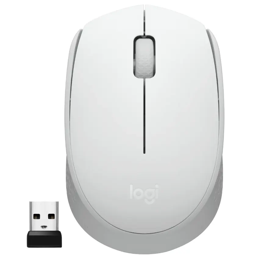 Mouse Inalámbrico Logitech M170, Blanco
