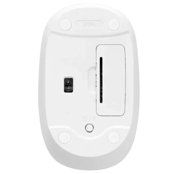 Mouse Inalámbrico Logitech M196, Bluetooth, Blanco