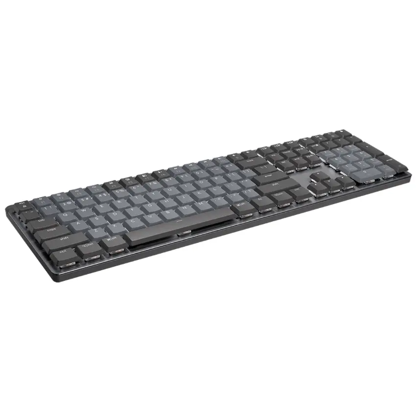 Teclado Inalámbrico Logitech MX Mechanical, Mecánico, Gamer, Táctil, Español, Gris Oscuro