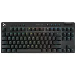 Teclado Inalámbrico Logitech G PRO X TKL LIGHTSPEED, Mecánico, Gamer, GX Brown Táctil, Inglés, Negro