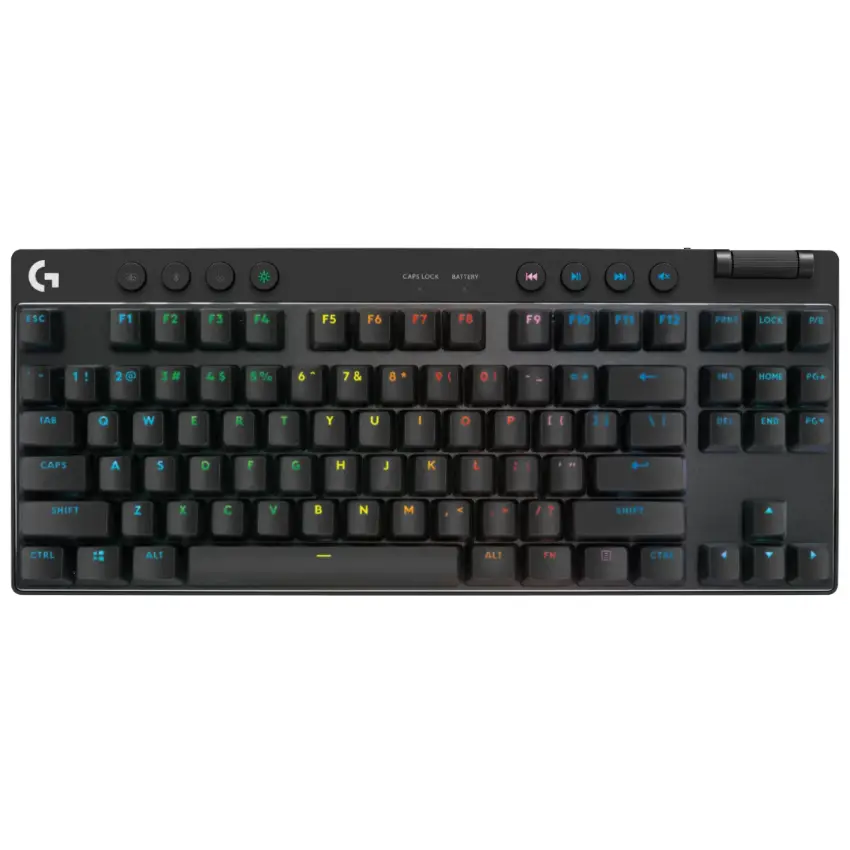 Teclado Inalámbrico Logitech G PRO X TKL LIGHTSPEED, Mecánico, Gamer, GX Brown Táctil, Inglés, Negro Teclado Inalámbrico Logitech G PRO X TKL LIGHTSPEED, Mecánico, Gamer, GX Brown Táctil, Inglés, Negro