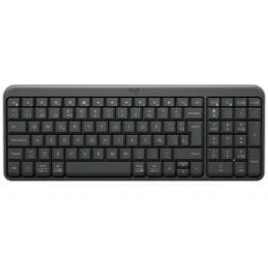 Teclado Inalámbrico Logitech K250, Bluetooth, Gris Oscuro