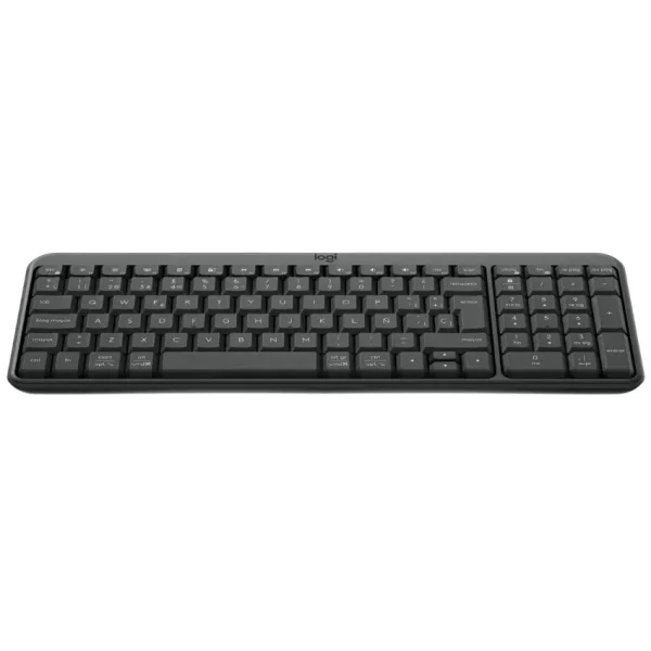 Teclado Inalámbrico Logitech K250, Bluetooth, Gris Oscuro