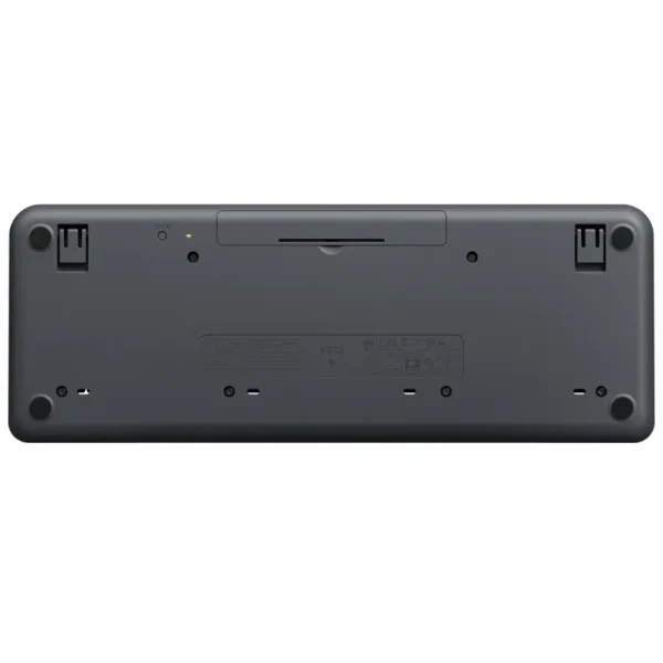 Teclado Inalámbrico Logitech K250, Bluetooth, Gris Oscuro
