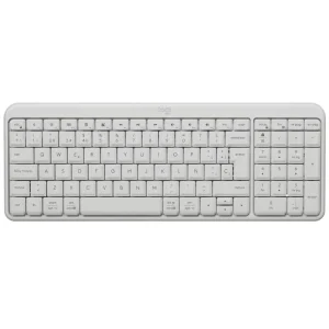 Teclado Inalámbrico Logitech K250, Bluetooth, Blanco