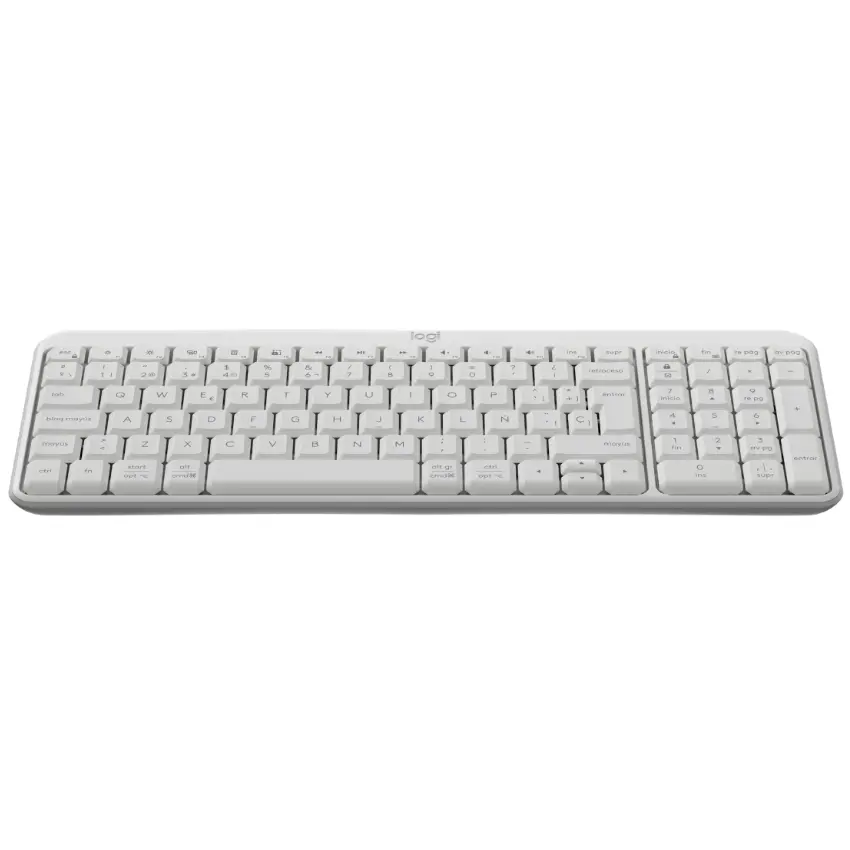 Teclado Inalámbrico Logitech K250, Bluetooth, Blanco Teclado Inalámbrico Logitech K250, Bluetooth, Blanco