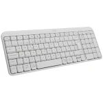 Teclado Inalámbrico Logitech K250, Bluetooth, Blanco
