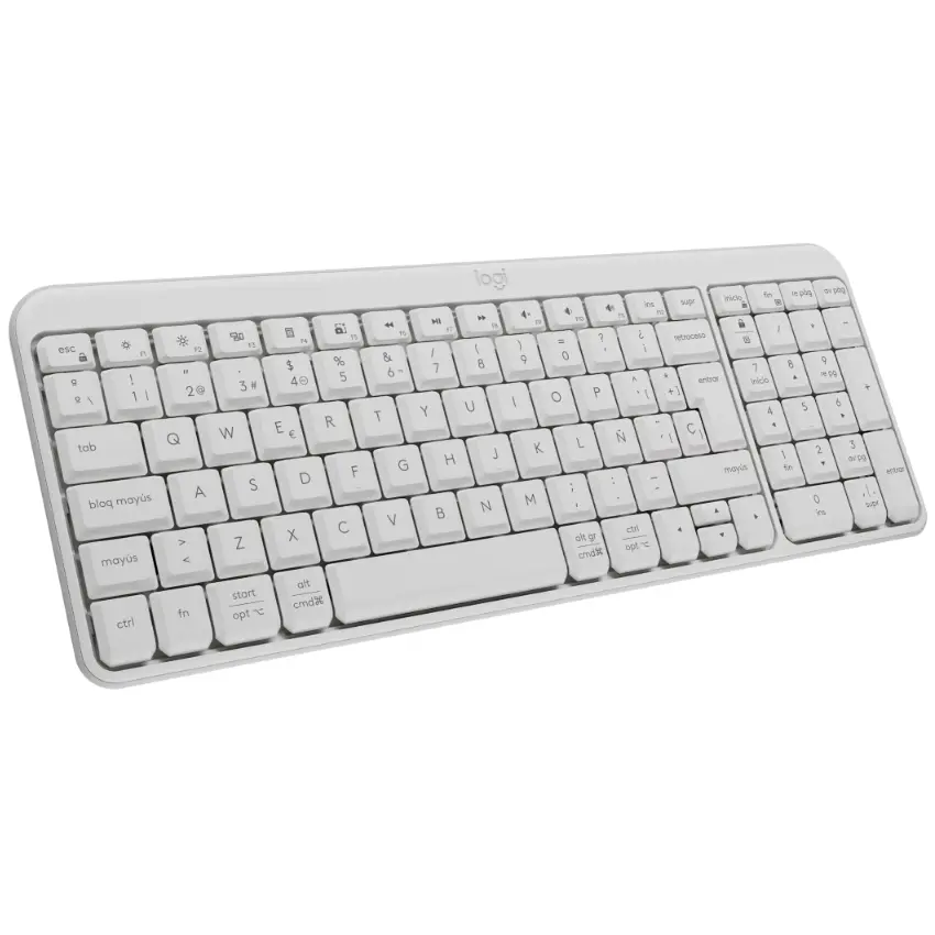 Teclado Inalámbrico Logitech K250, Bluetooth, Blanco Teclado Inalámbrico Logitech K250, Bluetooth, Blanco