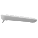 Teclado Inalámbrico Logitech K250, Bluetooth, Blanco