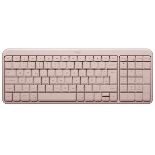 Teclado Inalámbrico Logitech K250, Bluetooth, Rosa