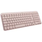 Teclado Inalámbrico Logitech K250, Bluetooth, Rosa