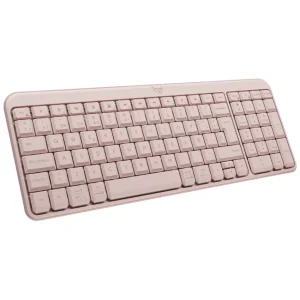 Teclado Inalámbrico Logitech K250, Bluetooth, Rosa
