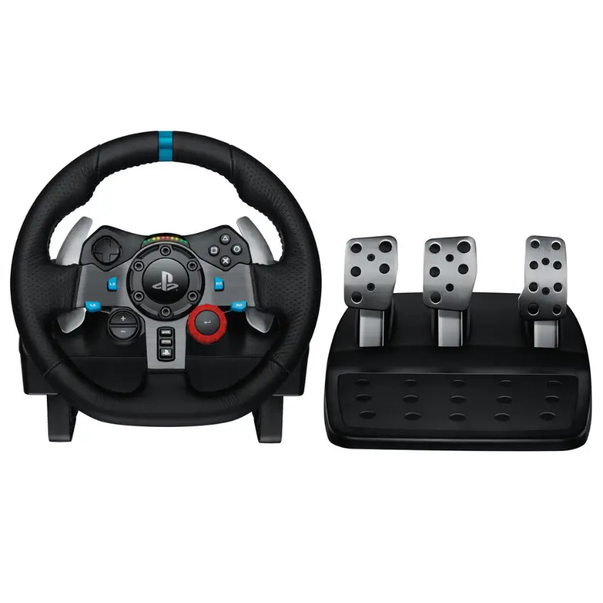 Volante con Pedalera Logitech G G29, PS5, PS4, PS3, PC