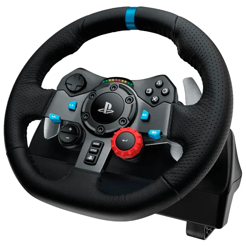 Volante con Pedalera Logitech G G29, PS5, PS4, PS3, PC