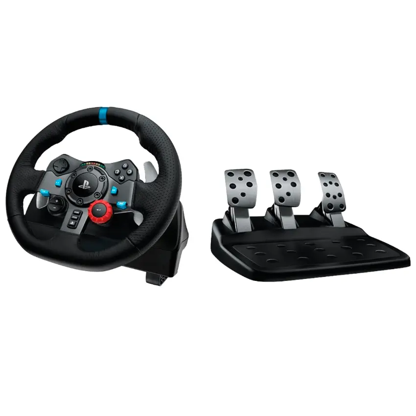 Volante con Pedalera Logitech G G29, PS5, PS4, PS3, PC