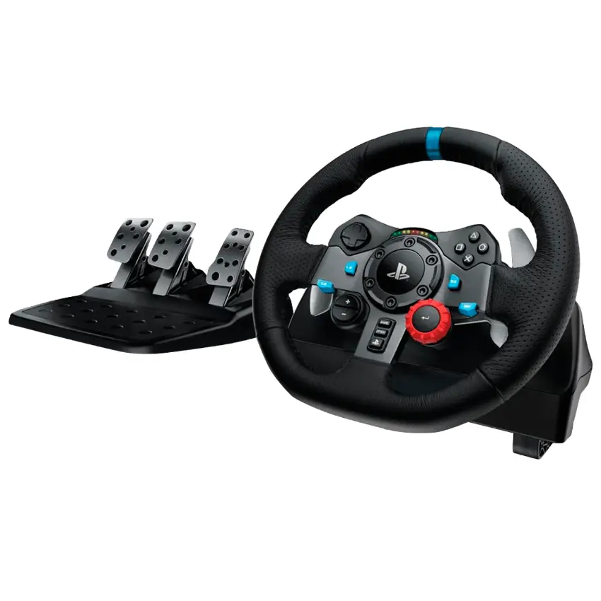 Volante con Pedalera Logitech G G29, PS5, PS4, PS3, PC