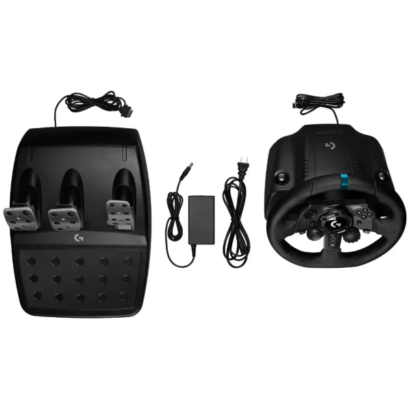 Volante con Pedalera Logitech G G923, TRUEFORCE, PS5, PS4, PC
