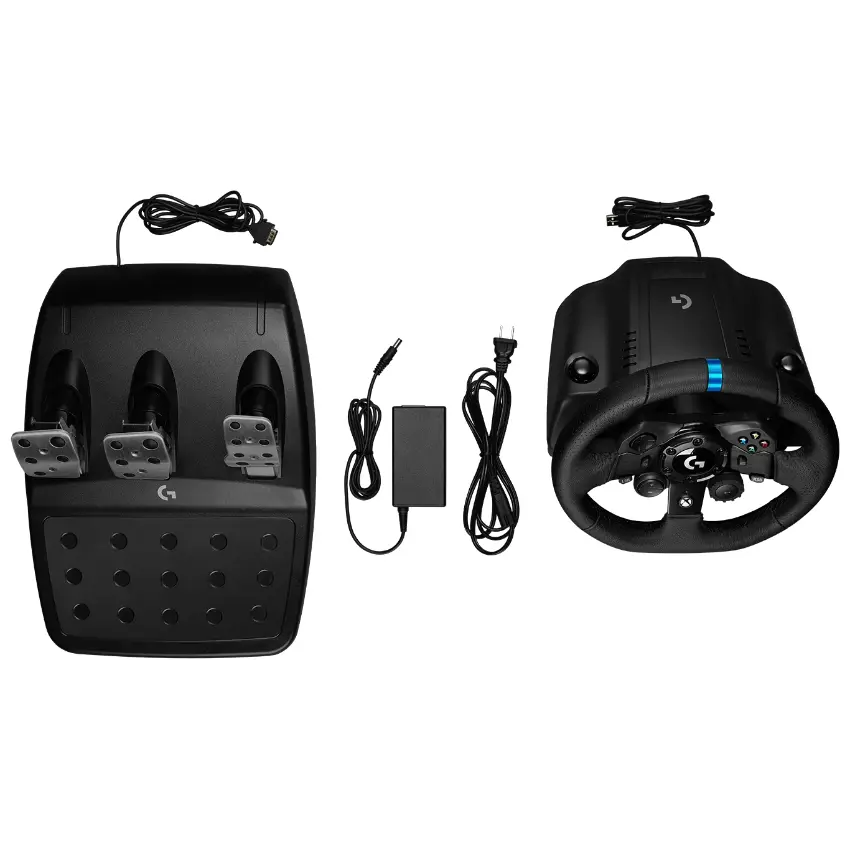 Volante con Pedalera Logitech G G923, TRUEFORCE, Xbox Series X|S, Xbox One, PC