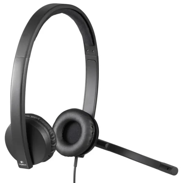 Auriculares Logitech H570e, USB, Negro