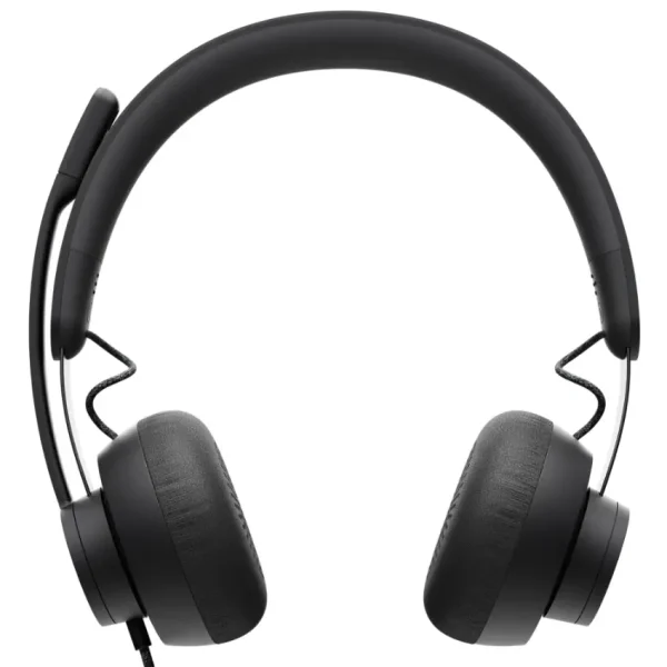 Auriculares Logitech Zone Wired, Versión Teams, USB, Negro