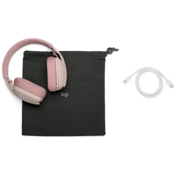 Auriculares Inalámbricos Logitech Zone Vibe 100, Bluetooth, Rosa