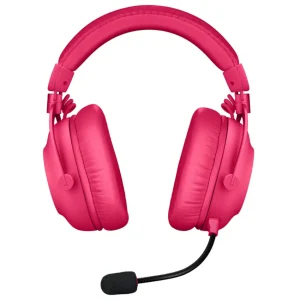 Auriculares Inalámbricos Logitech G Pro X 2, Gamer, LIGHTSPEED, Bluetooth, Rosa