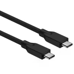 Cable USB-C a USB-C Genius ACC-C2CC-3A, Power Delivery 60W, Negro