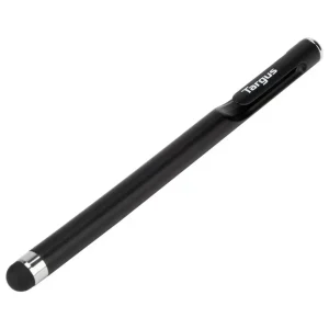 Lápiz óptico Targus Estándar, Deslizamiento suave, Antimicrobiano, Punta de goma fina y duradera, Negro