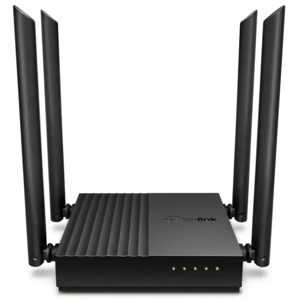 Router Wi-Fi TP-Link Archer C64, AC1200, Doble banda, Negro