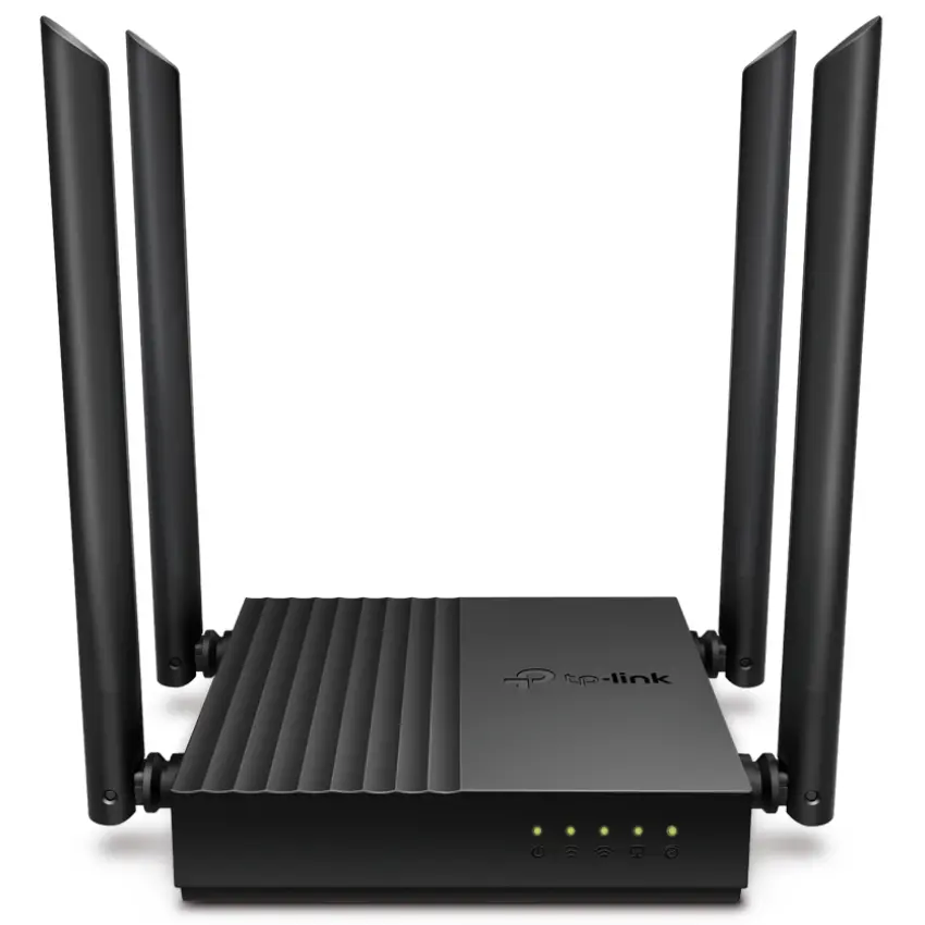 Router Wi-Fi TP-Link Archer C64, AC1200, Doble banda, Negro