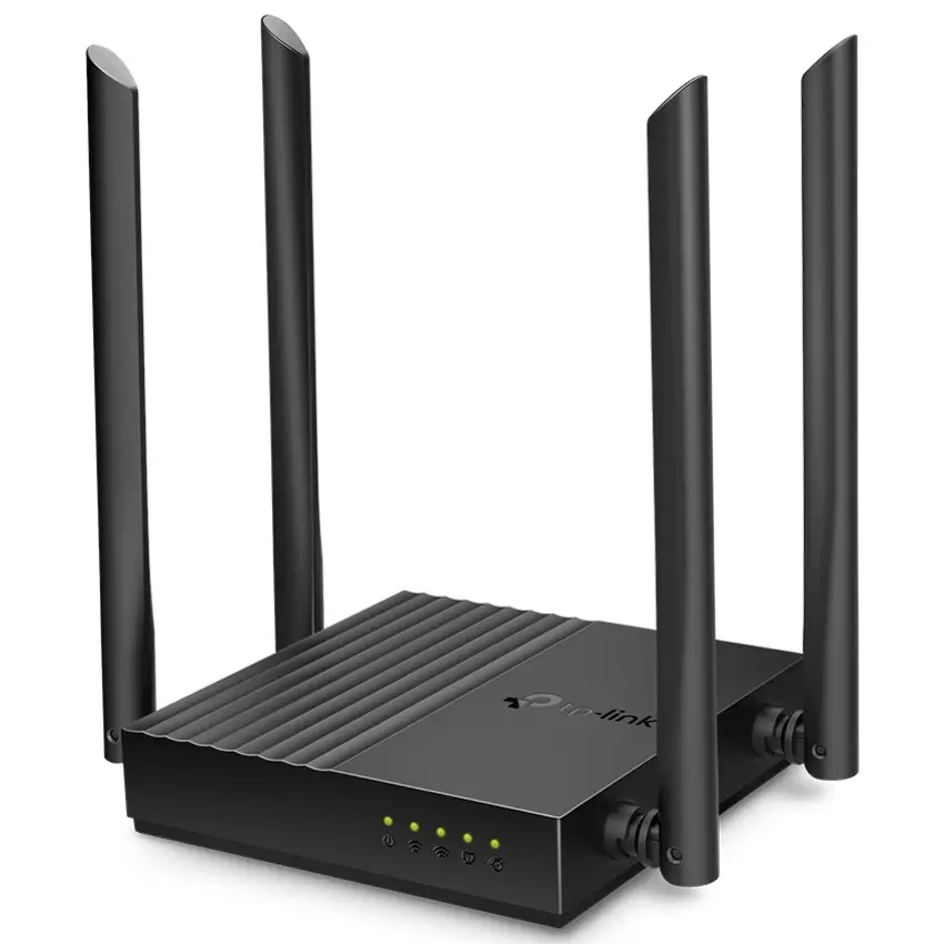 Router Wi-Fi TP-Link Archer C64, AC1200, Doble banda, Negro