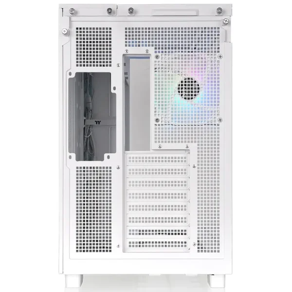 Gabinete Thermaltake View 380 XL TG ARGB Snow, ATX, Sin Fuente, Vidrio Templado Frontal y Lateral, 4 Fan 12 cm ARGB, Blanco