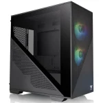 Gabinete Thermaltake Divider 170 TG ARGB, Micro-ATX, Sin Fuente, Vidrio Templado, 2 Fan 12 cm ARGB, Negro