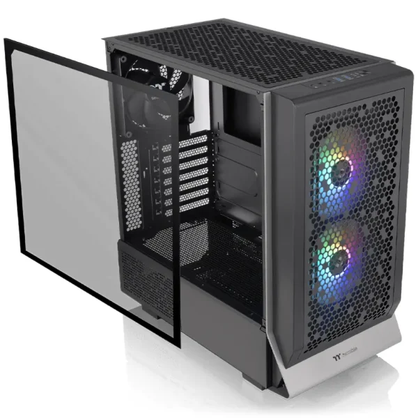 Gabinete Thermaltake Ceres 300 TG ARGB, E-ATX, Sin Fuente, Vidrio Templado, 1 Fan 14 cm, 2 Fan 14 cm ARGB, Negro