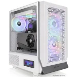 Gabinete Thermaltake Ceres 300 TG ARGB Snow, E-ATX, Sin Fuente, Vidrio Templado, 1 Fan 14 cm, 2 Fan 14 cm ARGB, Blanco