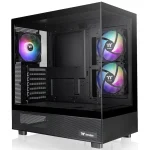 Gabinete Thermaltake View 270 Plus TG ARGB, E-ATX, Sin Fuente, Vidrio Templado Frontal y Lateral, 3 Fan 12 cm ARGB, Negro