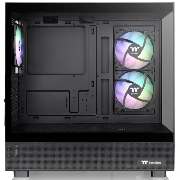 Gabinete Thermaltake View 270 Plus TG ARGB, E-ATX, Sin Fuente, Vidrio Templado Frontal y Lateral, 3 Fan 12 cm ARGB, Negro
