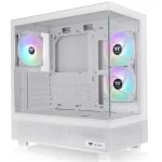 Gabinete Thermaltake View 270 Plus TG ARGB Snow, E-ATX, Sin Fuente, Vidrio Templado Frontal y Lateral, 3 Fan 12 cm ARGB, Blanco