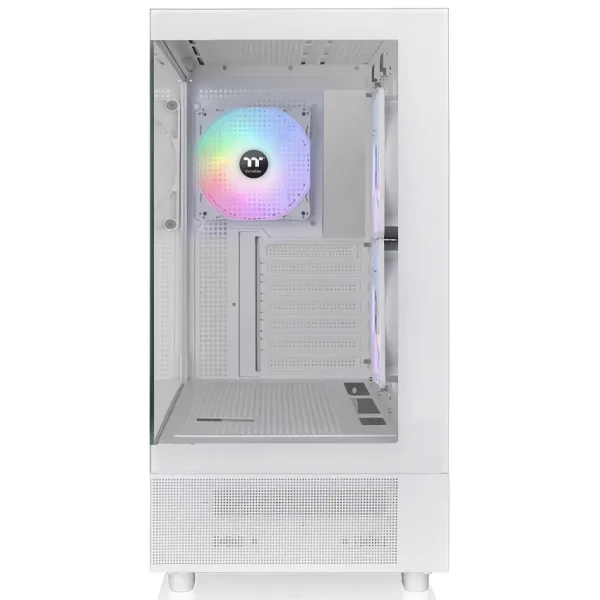 Gabinete Thermaltake View 270 Plus TG ARGB Snow, E-ATX, Sin Fuente, Vidrio Templado Frontal y Lateral, 3 Fan 12 cm ARGB, Blanco