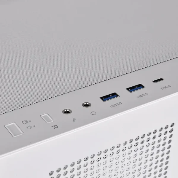 Gabinete Thermaltake View 270 Plus TG ARGB Snow, E-ATX, Sin Fuente, Vidrio Templado Frontal y Lateral, 3 Fan 12 cm ARGB, Blanco