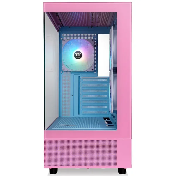 Gabinete Thermaltake View 270 Plus TG ARGB Bubble Pink, E-ATX, Sin Fuente, Vidrio Templado Frontal y Lateral, 3 Fan 12 cm ARGB, Rosa/Celeste