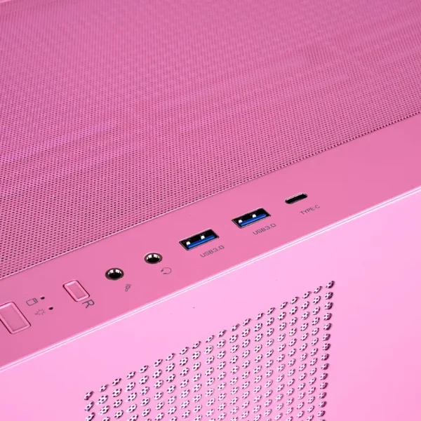 Gabinete Thermaltake View 270 Plus TG ARGB Bubble Pink, E-ATX, Sin Fuente, Vidrio Templado Frontal y Lateral, 3 Fan 12 cm ARGB, Rosa/Celeste