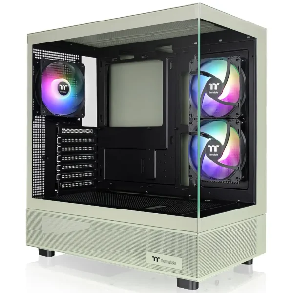Gabinete Thermaltake View 270 Plus TG ARGB Bubble Pink, E-ATX, Sin Fuente, Vidrio Templado Frontal y Lateral, 3 Fan 12 cm ARGB, Verde/Negro