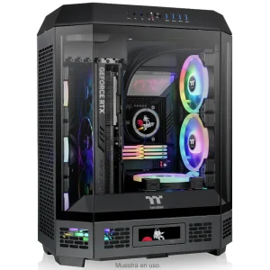 Gabinete Thermaltake The Tower 600, ATX, Sin Fuente, 3 Vidrios Templados, 2 Fan 14 cm, Negro