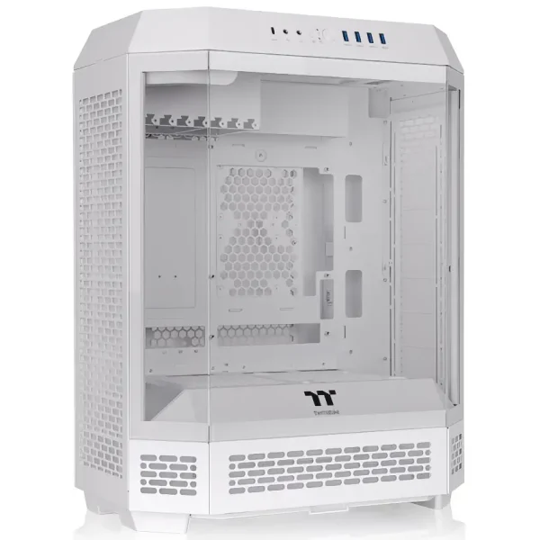 Gabinete Thermaltake The Tower 600, ATX, Sin Fuente, 3 Vidrios Templados, 2 Fan 14 cm, Blanco