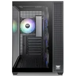 Gabinete Thermaltake View 380 TG ARGB, ATX, Sin Fuente, Vidrio Templado Frontal y Lateral, 4 Fan 12 cm ARGB, Negro