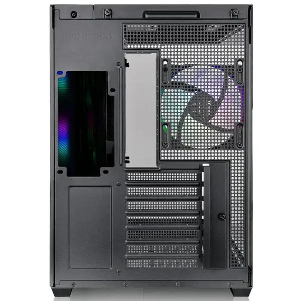 Gabinete Thermaltake View 380 TG ARGB, ATX, Sin Fuente, Vidrio Templado Frontal y Lateral, 4 Fan 12 cm ARGB, Negro