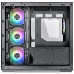 Gabinete Thermaltake View 380 TG ARGB, ATX, Sin Fuente, Vidrio Templado Frontal y Lateral, 4 Fan 12 cm ARGB, Negro